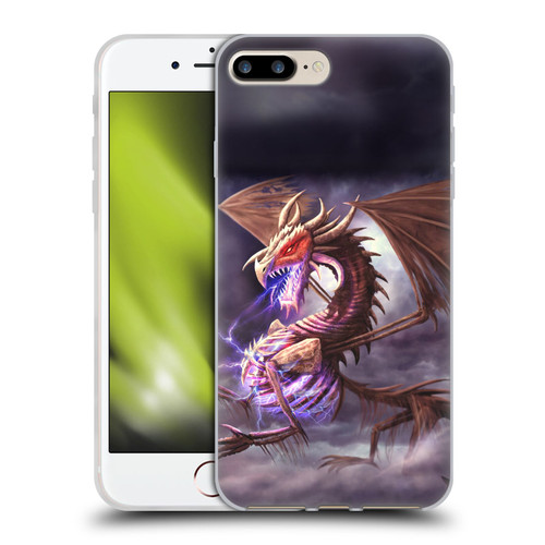Anthony Christou Fantasy Art Bone Dragon Soft Gel Case for Apple iPhone 7 Plus / iPhone 8 Plus