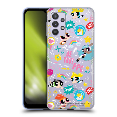 The Powerpuff Girls Graphics Icons Soft Gel Case for Samsung Galaxy A32 5G / M32 5G (2021)