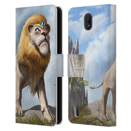Anthony Christou Fantasy Art King Of Lions Leather Book Wallet Case Cover For Nokia C01 Plus/C1 2nd Edition