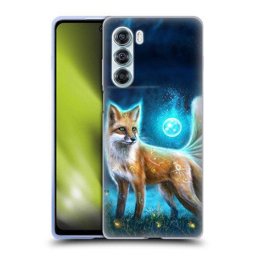Anthony Christou Fantasy Art Magic Fox In Moonlight Soft Gel Case for Motorola Edge S30 / Moto G200 5G