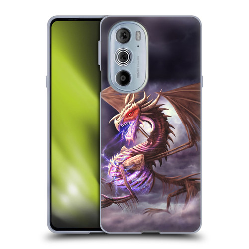 Anthony Christou Fantasy Art Bone Dragon Soft Gel Case for Motorola Edge X30