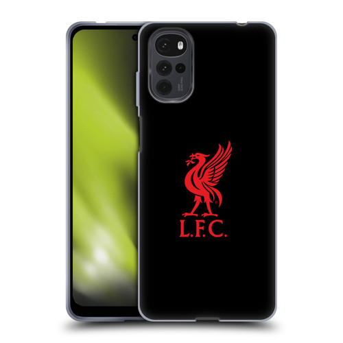 Liverpool Football Club Liver Bird Red Logo On Black Soft Gel Case for Motorola Moto G22