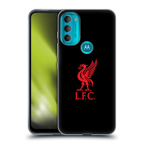 Liverpool Football Club Liver Bird Red Logo On Black Soft Gel Case for Motorola Moto G71 5G