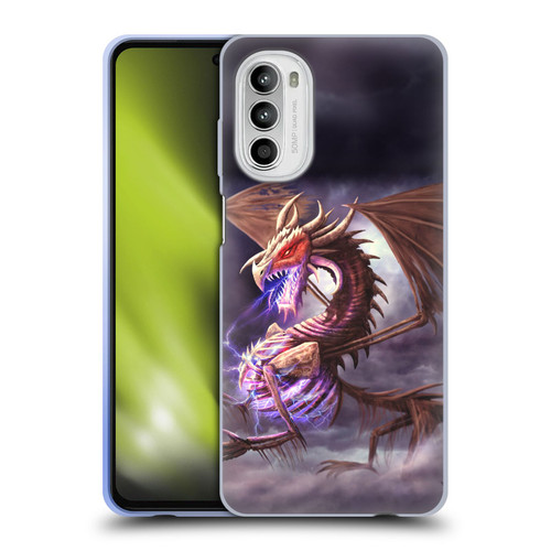 Anthony Christou Fantasy Art Bone Dragon Soft Gel Case for Motorola Moto G52