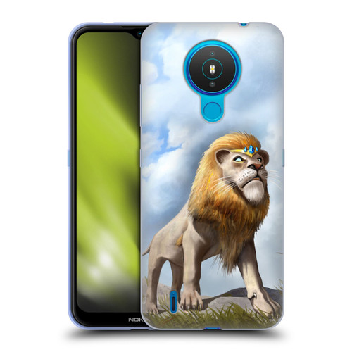 Anthony Christou Fantasy Art King Of Lions Soft Gel Case for Nokia 1.4