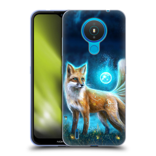 Anthony Christou Fantasy Art Magic Fox In Moonlight Soft Gel Case for Nokia 1.4
