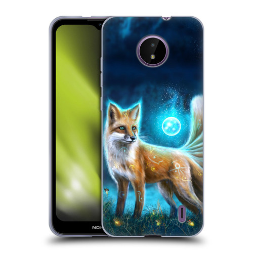 Anthony Christou Fantasy Art Magic Fox In Moonlight Soft Gel Case for Nokia C10 / C20