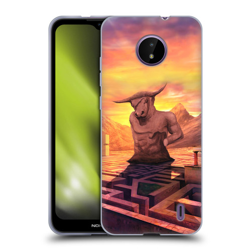 Anthony Christou Fantasy Art Minotaur In Labyrinth Soft Gel Case for Nokia C10 / C20