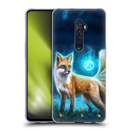 Anthony Christou Fantasy Art Magic Fox In Moonlight Soft Gel Case for OPPO Reno 2
