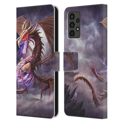 Anthony Christou Fantasy Art Bone Dragon Leather Book Wallet Case Cover For Samsung Galaxy A13 (2022)