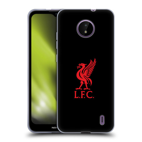 Liverpool Football Club Liver Bird Red Logo On Black Soft Gel Case for Nokia C10 / C20
