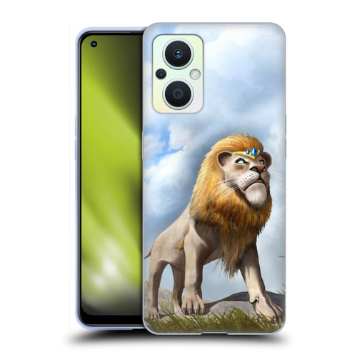 Anthony Christou Fantasy Art King Of Lions Soft Gel Case for OPPO Reno8 Lite