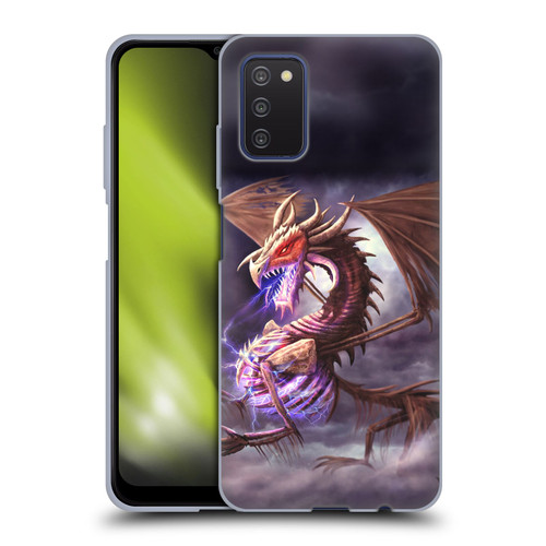 Anthony Christou Fantasy Art Bone Dragon Soft Gel Case for Samsung Galaxy A03s (2021)