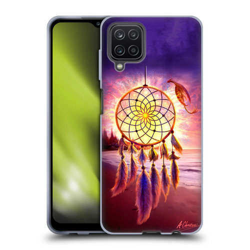 Anthony Christou Fantasy Art Beach Dragon Dream Catcher Soft Gel Case for Samsung Galaxy A12 (2020)