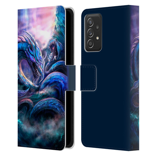 Anthony Christou Fantasy Art Leviathan Dragon Leather Book Wallet Case Cover For Samsung Galaxy A52 / A52s / 5G (2021)
