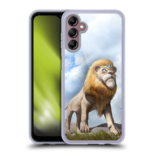 Anthony Christou Fantasy Art King Of Lions Soft Gel Case for Samsung Galaxy A14 5G