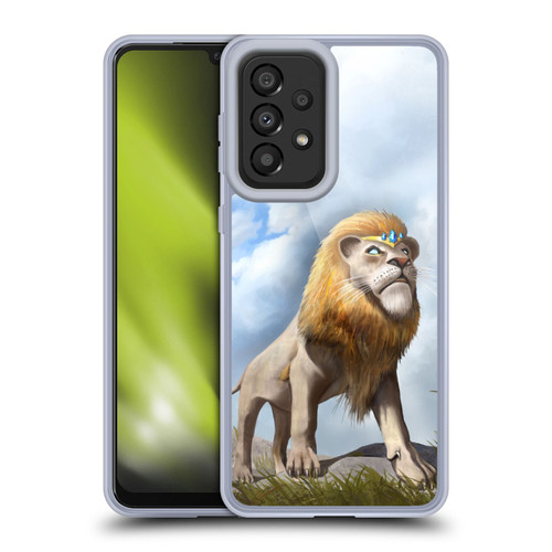 Anthony Christou Fantasy Art King Of Lions Soft Gel Case for Samsung Galaxy A33 5G (2022)