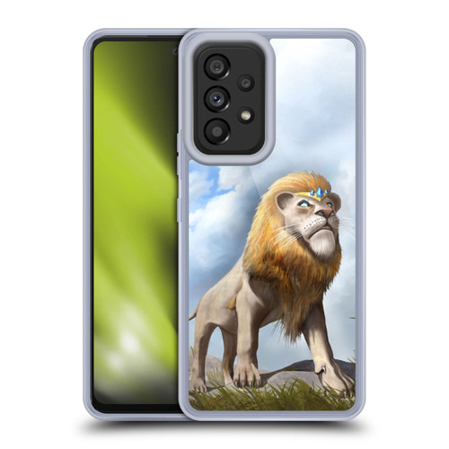 Anthony Christou Fantasy Art King Of Lions Soft Gel Case for Samsung Galaxy A53 5G (2022)