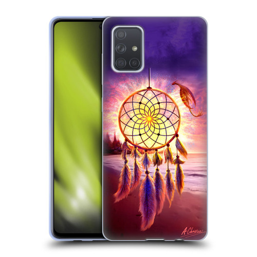 Anthony Christou Fantasy Art Beach Dragon Dream Catcher Soft Gel Case for Samsung Galaxy A71 (2019)