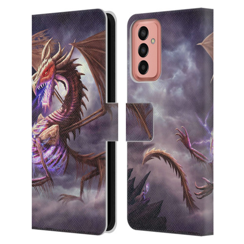 Anthony Christou Fantasy Art Bone Dragon Leather Book Wallet Case Cover For Samsung Galaxy M13 (2022)