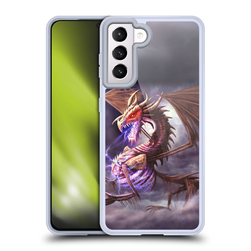 Anthony Christou Fantasy Art Bone Dragon Soft Gel Case for Samsung Galaxy S21 5G