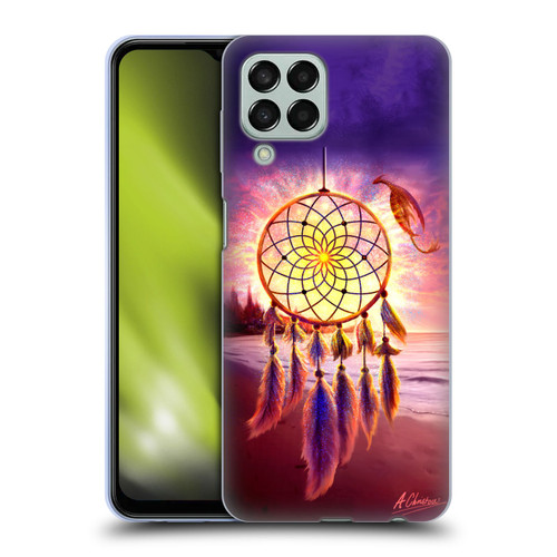 Anthony Christou Fantasy Art Beach Dragon Dream Catcher Soft Gel Case for Samsung Galaxy M33 (2022)