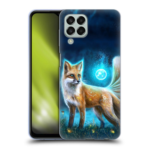 Anthony Christou Fantasy Art Magic Fox In Moonlight Soft Gel Case for Samsung Galaxy M33 (2022)