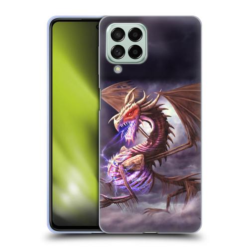 Anthony Christou Fantasy Art Bone Dragon Soft Gel Case for Samsung Galaxy M53 (2022)