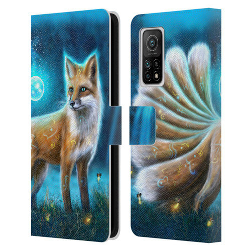 Anthony Christou Fantasy Art Magic Fox In Moonlight Leather Book Wallet Case Cover For Xiaomi Mi 10T 5G