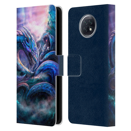 Anthony Christou Fantasy Art Leviathan Dragon Leather Book Wallet Case Cover For Xiaomi Redmi Note 9T 5G