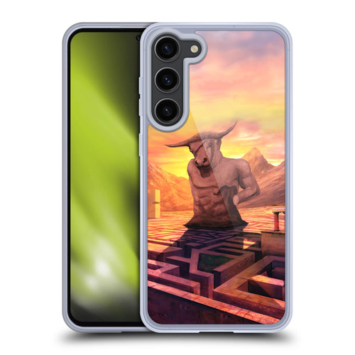 Anthony Christou Fantasy Art Minotaur In Labyrinth Soft Gel Case for Samsung Galaxy S23+ 5G