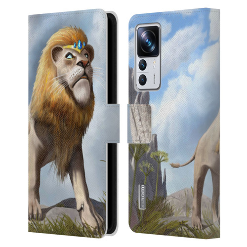 Anthony Christou Fantasy Art King Of Lions Leather Book Wallet Case Cover For Xiaomi 12T Pro