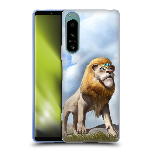 Anthony Christou Fantasy Art King Of Lions Soft Gel Case for Sony Xperia 5 IV