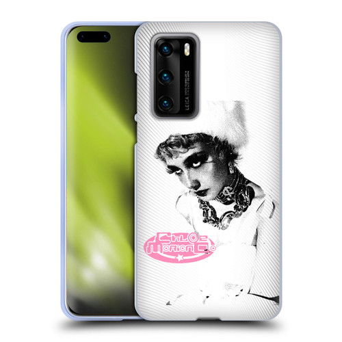 Chloe Moriondo Graphics Portrait Soft Gel Case for Huawei P40 5G