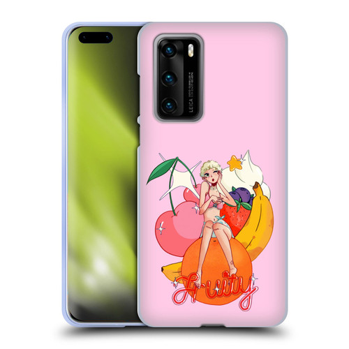 Chloe Moriondo Graphics Fruity Soft Gel Case for Huawei P40 5G