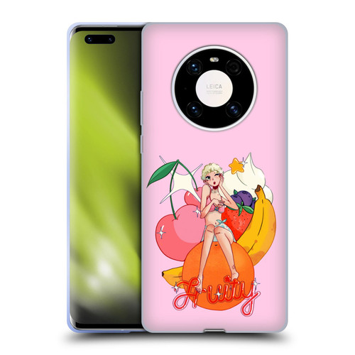 Chloe Moriondo Graphics Fruity Soft Gel Case for Huawei Mate 40 Pro 5G