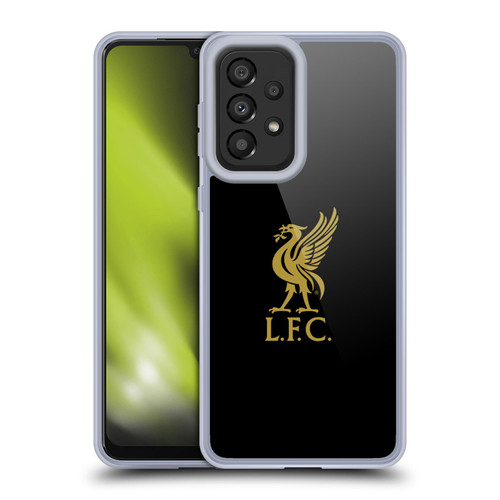 Liverpool Football Club Liver Bird Gold Logo On Black Soft Gel Case for Samsung Galaxy A33 5G (2022)