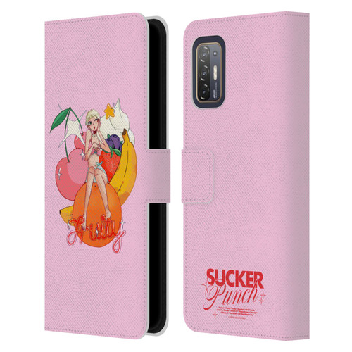 Chloe Moriondo Graphics Fruity Leather Book Wallet Case Cover For HTC Desire 21 Pro 5G