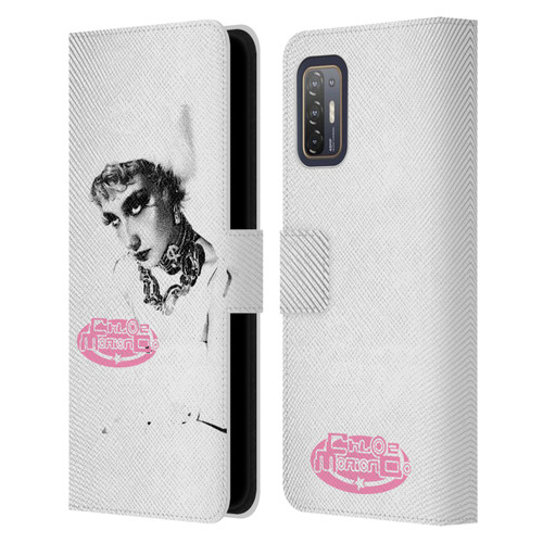Chloe Moriondo Graphics Portrait Leather Book Wallet Case Cover For HTC Desire 21 Pro 5G