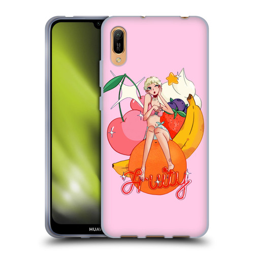 Chloe Moriondo Graphics Fruity Soft Gel Case for Huawei Y6 Pro (2019)