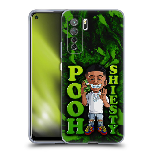 Pooh Shiesty Graphics Green Soft Gel Case for Huawei Nova 7 SE/P40 Lite 5G