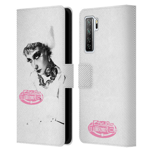 Chloe Moriondo Graphics Portrait Leather Book Wallet Case Cover For Huawei Nova 7 SE/P40 Lite 5G