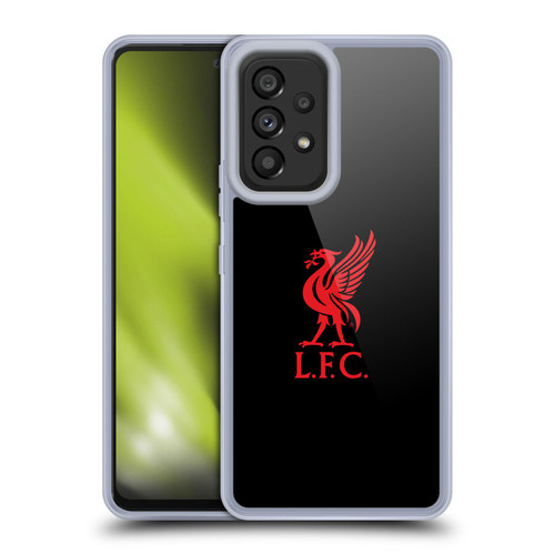 Liverpool Football Club Liver Bird Red Logo On Black Soft Gel Case for Samsung Galaxy A53 5G (2022)