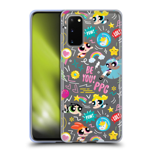 The Powerpuff Girls Graphics Icons Soft Gel Case for Samsung Galaxy S20 / S20 5G