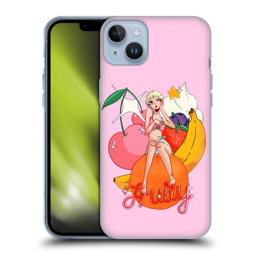 Chloe Moriondo Graphics Fruity Soft Gel Case for Apple iPhone 14 Plus