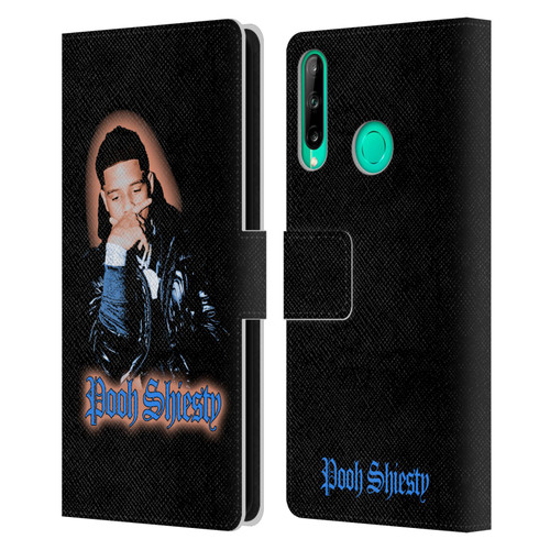 Pooh Shiesty Graphics Light Leather Book Wallet Case Cover For Huawei P40 lite E