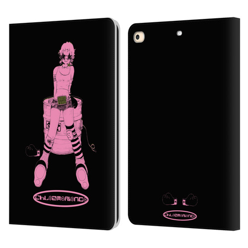 Chloe Moriondo Graphics Pink Leather Book Wallet Case Cover For Apple iPad 9.7 2017 / iPad 9.7 2018