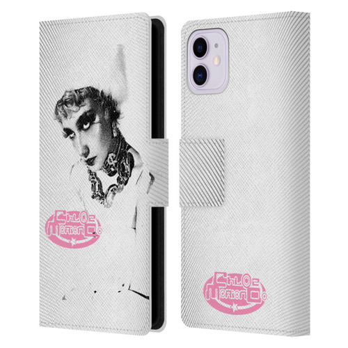 Chloe Moriondo Graphics Portrait Leather Book Wallet Case Cover For Apple iPhone 11