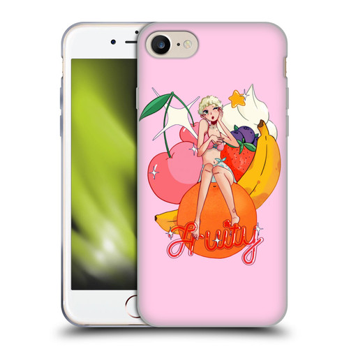 Chloe Moriondo Graphics Fruity Soft Gel Case for Apple iPhone 7 / 8 / SE 2020 & 2022
