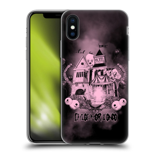 Chloe Moriondo Graphics Hotel Soft Gel Case for Apple iPhone X / iPhone XS